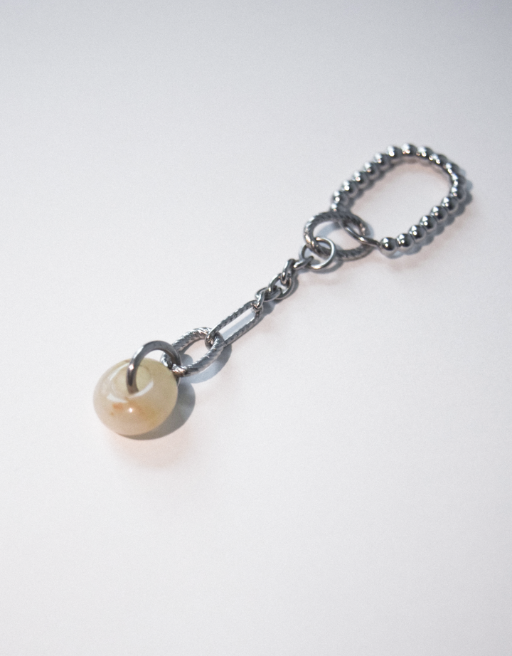 Jade ring charmㅣIvory