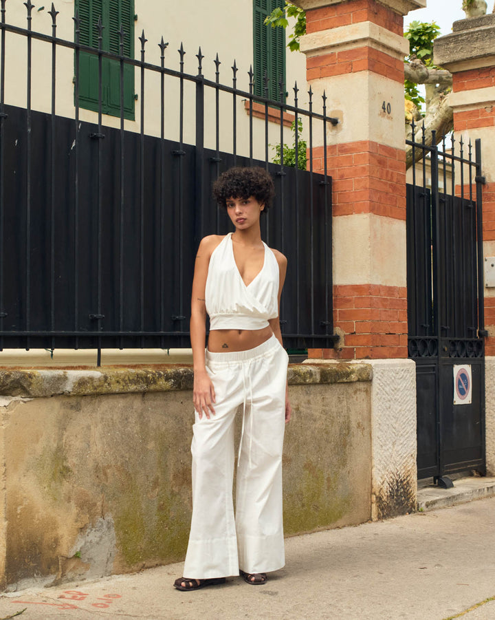 Vela bow topㅣWhite