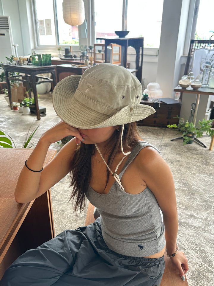 Lio washed safari hatㅣBeige
